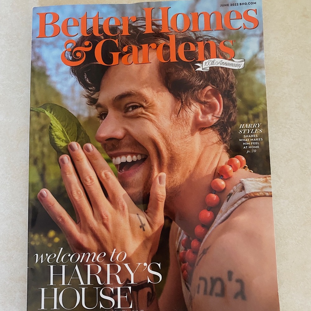 Better Homes & Gardens June 2022 (Harry Styles) Edition